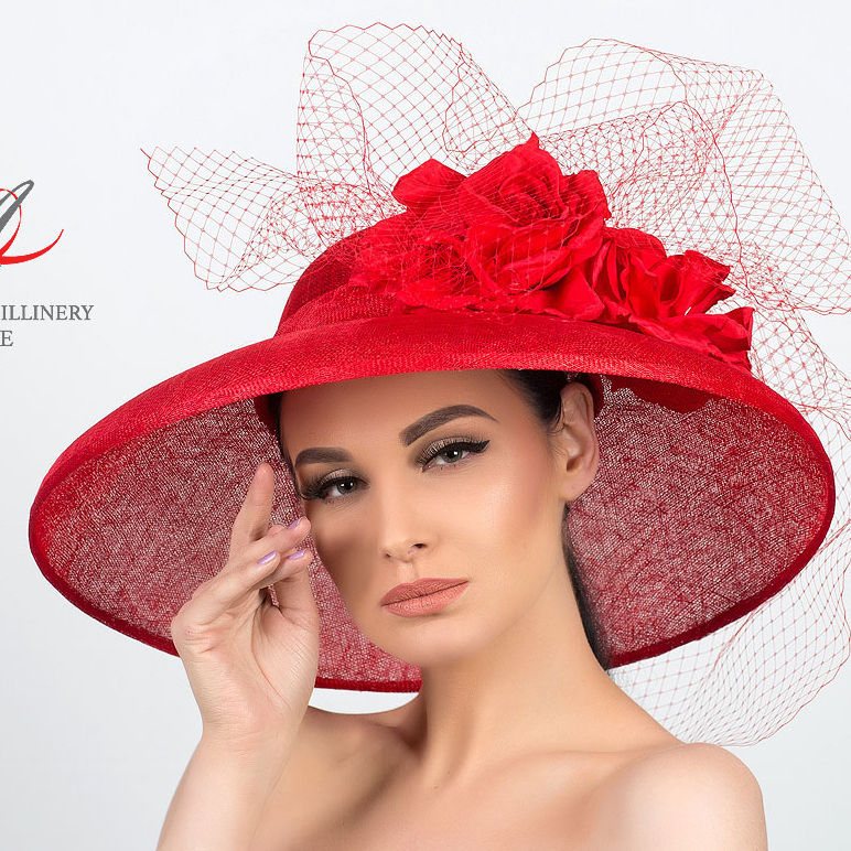 купить шляпу красную, шляпы +из соломки синамей, купить широкополую шляпу женскую,летние шляпы женские +с полями купить ,  дизайнерские шляпки Анна Андриенко, шляпки для скачек,