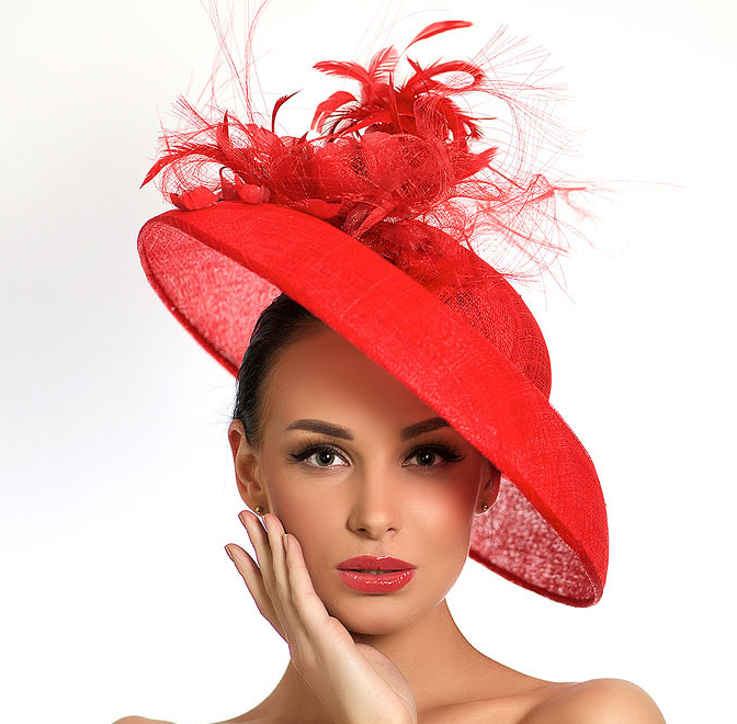 Шляпа, шляпа с полями, красная шляпа, шляпа с кружевом, широкополая шляпа, летняя шляпа, шляпа для скачек, шляпа с бантом, вечерняя шляпа, красивая шляпа, дизайнерская шляпа, Анна Андриенко, головные уборы, купитиь шляпу, купить шляпу в Питере, купить шляпу Спб, Anna Andrienko, hat, hats, millinery, купить красную шляпу из синамей