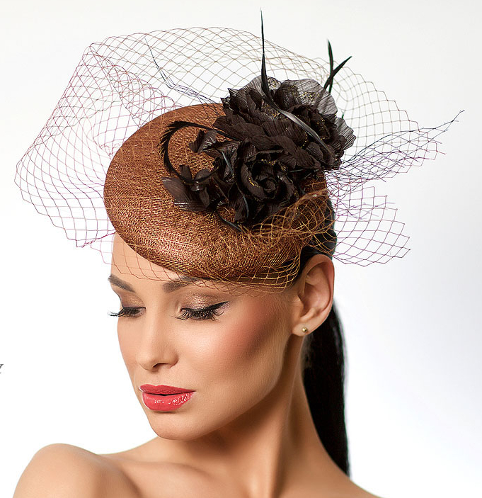 шляпка, вечерняя шляпка, шляпка таблетка, коричневая шляпка, Анна Андриенко, ручная работа, Anna Andrienko, Hat, Hats, handmade, millinery, шляпка с вуалью, вуалетка, шляпка для скачек, ручная работа, шляпка для скачек, котельная шляпка, шляпка для праздника, серая шляпка, синяя шляпка, головной убор, шляпка с цветами, шляпка с розами, шелковые цветы, цветы ручной работы