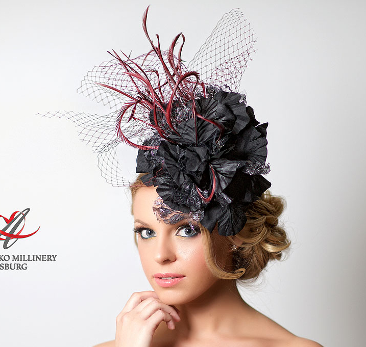 черный, Анна Андриенко, головной убор, Anna Andrienko, hat, hats, millinery, шляпка, вуалетка, черная шляпка, черная вуалетка, шляпка цветок, вуалетка цветок, черный цветок, шлпка с вуалью, шляпка с перьями, вуалетка с перьями, вечерняя шляпка, вечерняя вуалетка, шляпка для скачек, шляпка для праздника, шляпка для вечера, шляпка для фотосессии, дизайнерская шляпка, купить шляпку спб, купить шляпку, купить шляпку москва
