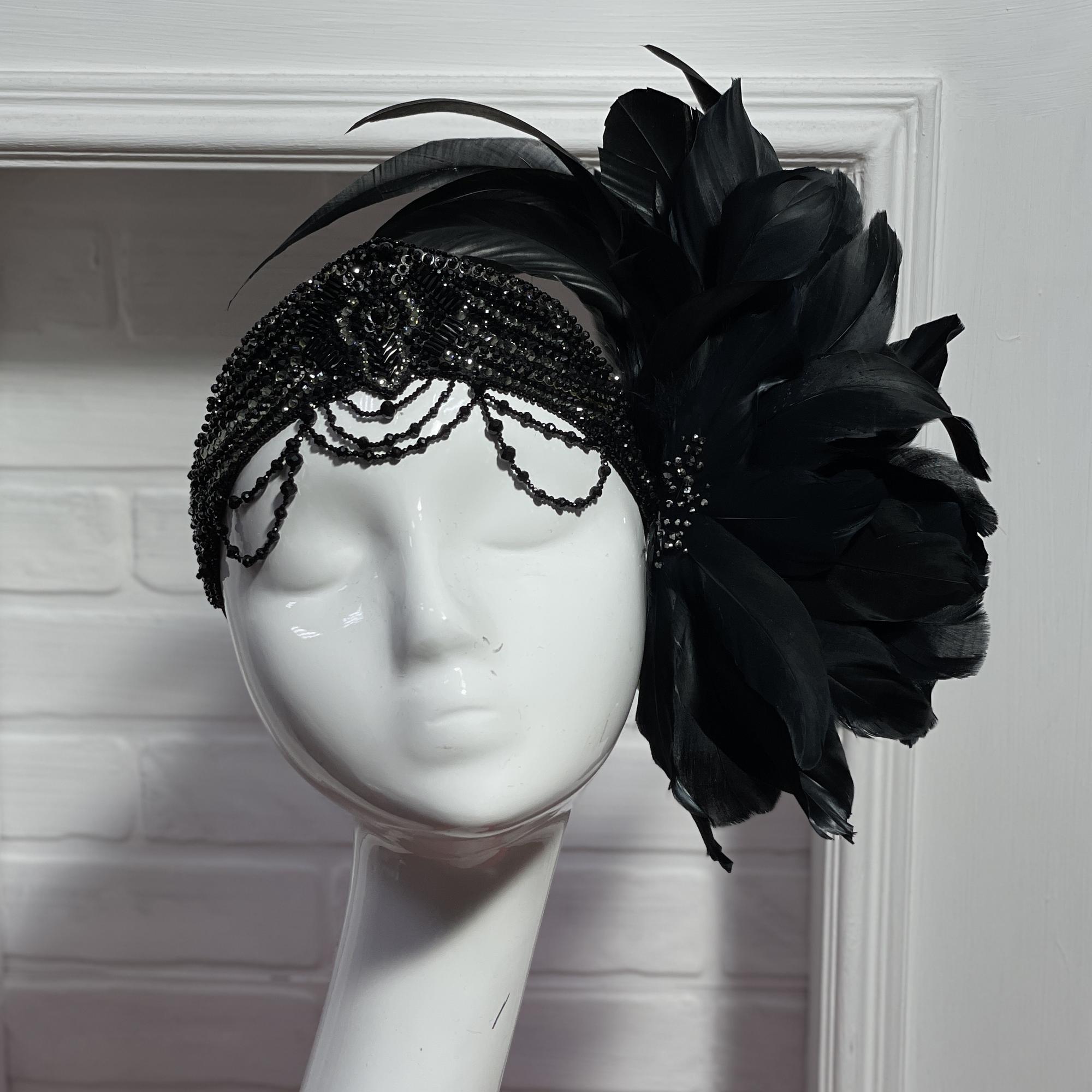 Головной убор в стиле 20-х годов «Гетсби», шляпка на новый год, Анна андриенко дизайнерские шляпки