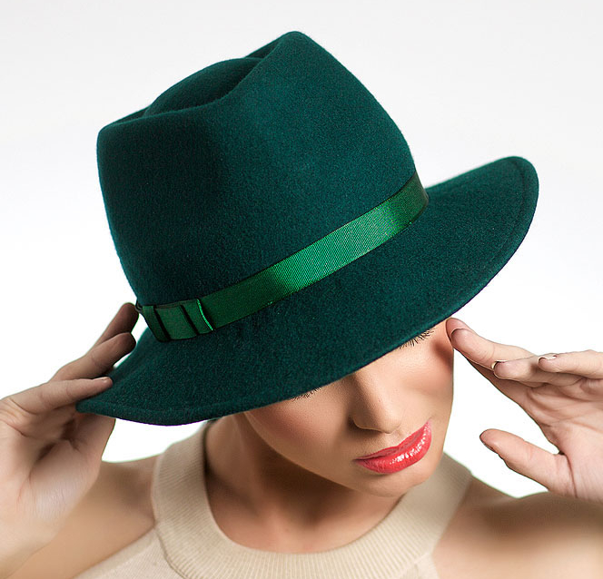 hat, hats, Anna Andrienko, зеленый, купить шляпу, купить фетровую шляпу, купить шляпу из фетра, купить женскую шляпу, купить шляпу с полями, купить зеленую шляпу, купить федору, купить шляпу спб, купить шляпу москва, шляпа, фетровая шляпа, шляпа из фетра, зеленая шляпа, Анна Андриенко, федора, шляпа федора, женская шляпа, классическая шляпа, весенняя шляпа, осенняя шляпа