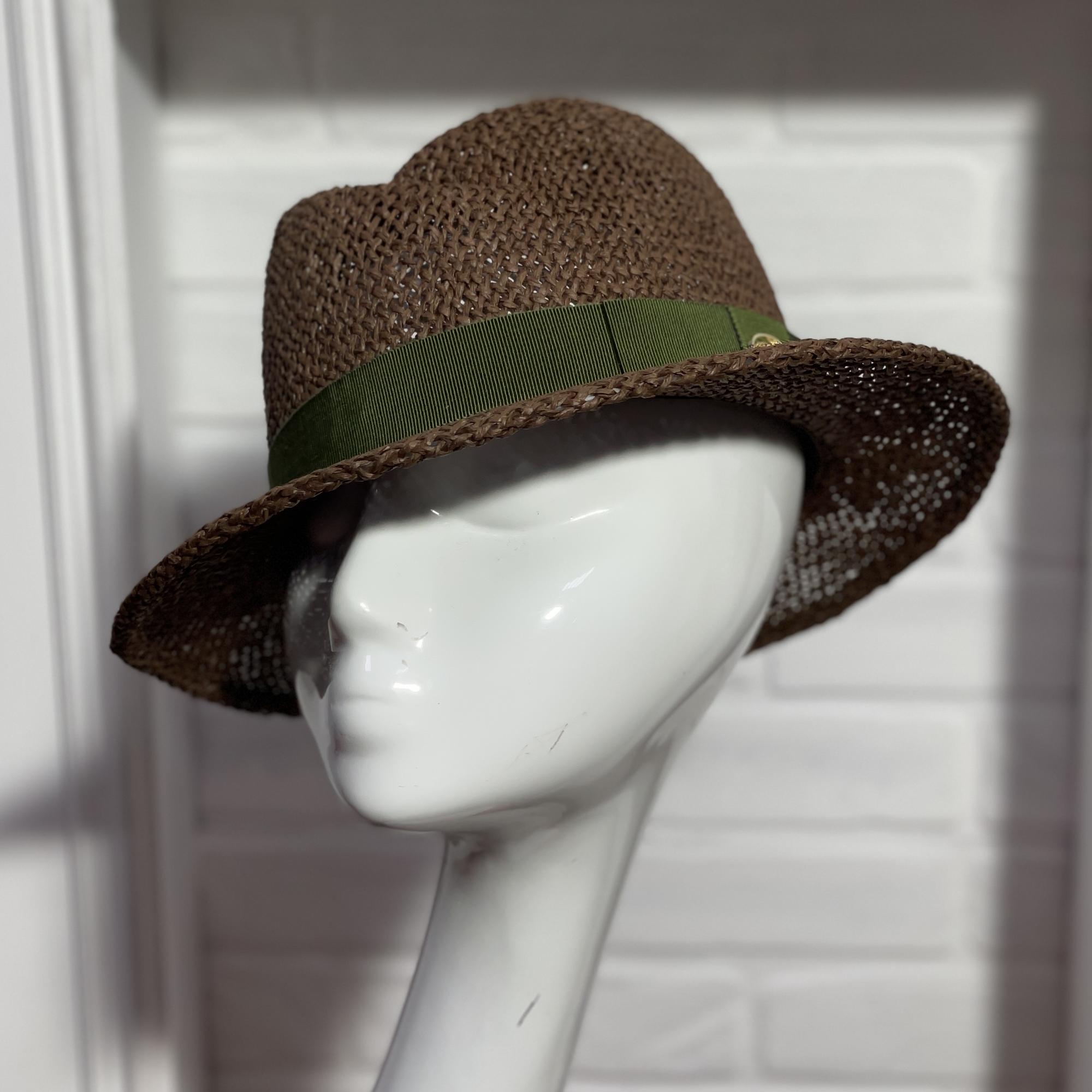 Летняя женская шляпа федора коричневая, Анна Андриенко, купить летнюю шляпу в Москве, купить летнюю шляпу Спб