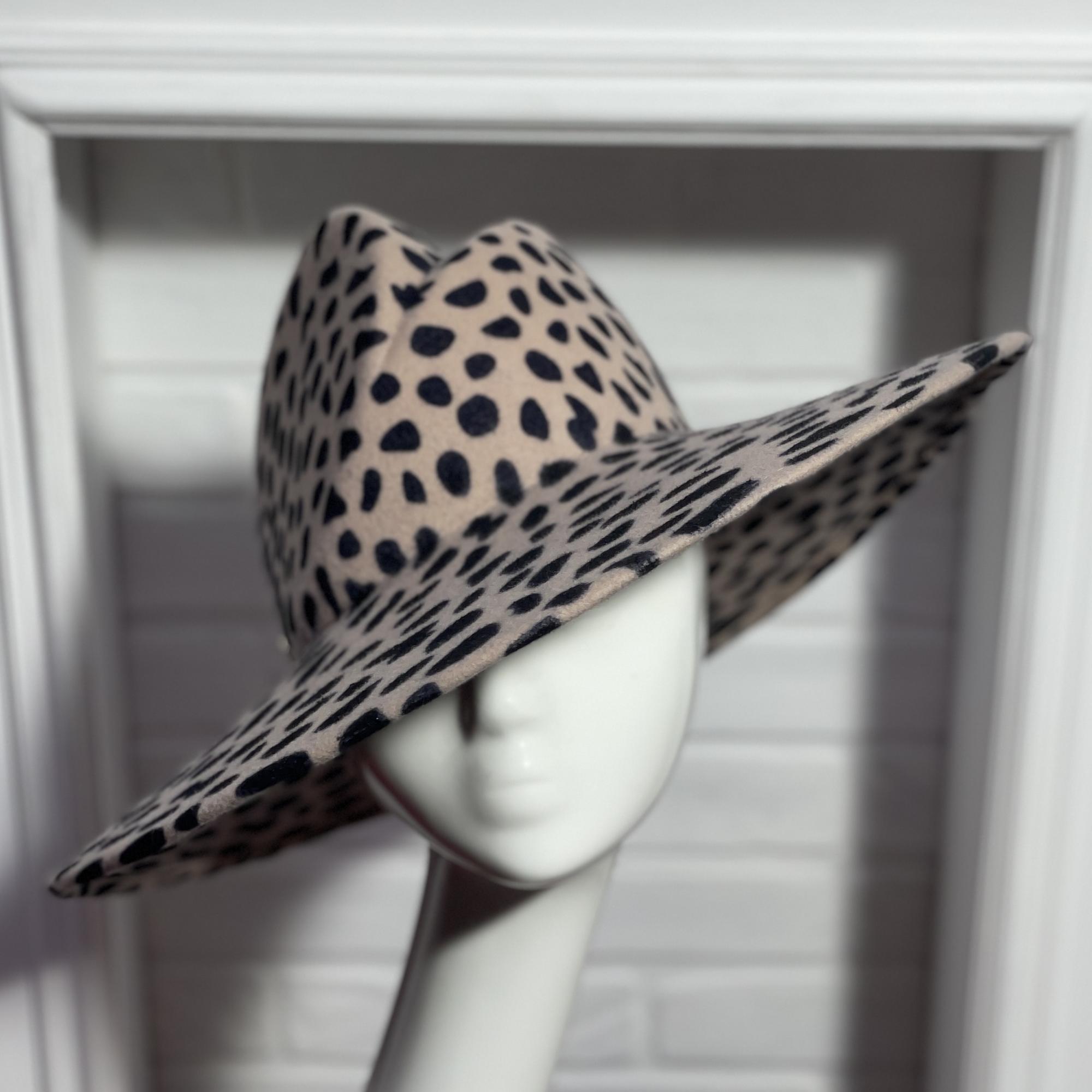 Женская широкополая шляпа из фетра Лео, купить шляпу из фетра москва, Лео шляпа с полями купить спб