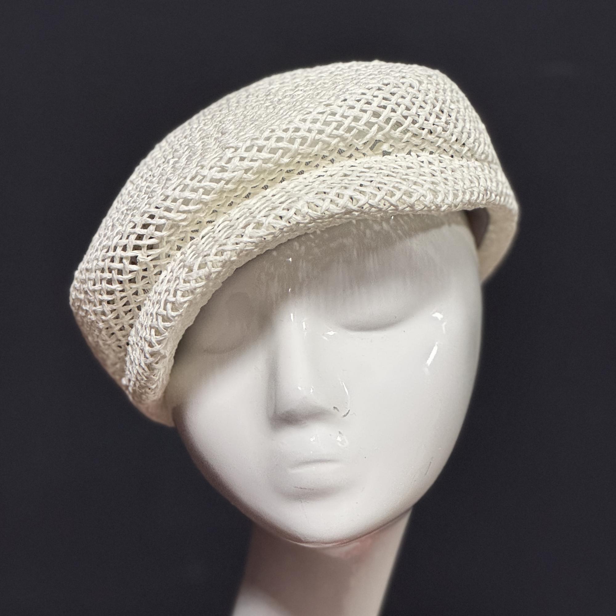 Женская летняя кепка белая, купить шляпку в Москве, головные уборы Анна Андриенко