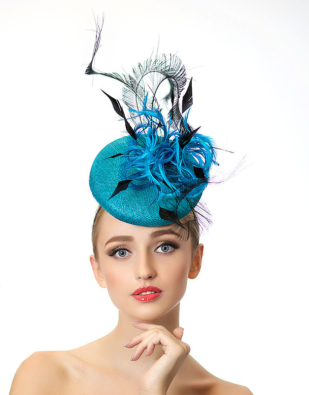 Шляпка, вуалетка, Анна Андриенко, ручная работа, черная шляпка, черная вуалетка, вечерняя шляпка, вечерняя вуалетка, шляпка с цветами, вуалетка с цветами, шляпка с перьями, вуалетка с перьями, шляпка с вуалью, шляпка для праздника, вуалетка для праздника, Шляпка для скачек, вуалетка для скачек, красивая шляпка, дизайнерская шляпка, красивая вуалетка, бирюзовая шляпка, бирюзовая вуалетка, дизайнерская вуалетка, необычная шляпка