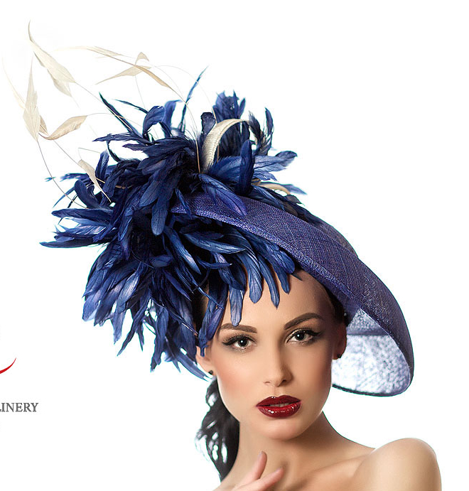 Шляпа, шляпа с полями, яркая шляпа, шляпа с кружевом, широкополая шляпа, летняя шляпа, шляпа для скачек, шляпа с бантом, вечерняя шляпа, красивая шляпа, дизайнерская шляпа, Анна Андриенко, головные уборы, купитиь шляпу, купить шляпу в Питере, купить шляпу Спб, Anna Andrienko, hat, hats, millinery, купить синюю шляпу из синамей