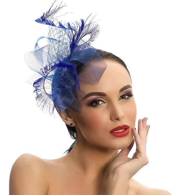 купить синюю шляпку, купить синюю вуалетку, купиь вечернюю шляпку, купить вечернюю вуалетку, купить шляпку, купить вуалетку, купить шляпку для скачек, купить шляпку для праздника, купить вуалетку для праздника, шляпка с перьями, вуалетка с перьями, шляпка с вуалью, шляпка для фотосессии, вуалетка для фотосессии, шляпка для свадьбы, вуалетка для свадьбы