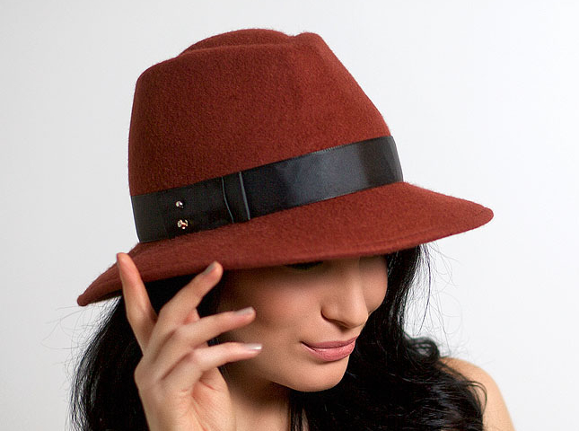 Шляпа, шляпка, стильна шляпа, головной убор, ручная работа, женский головной убор, фетр, шляпа из фетра, осеняя шляпка, зимняя шляпка, шляпка на осень, ретро шляпа, классическая шляпа, женская шляпа, трилби, шляпа трилби, федора, шляпа федора, Анна Андриенко