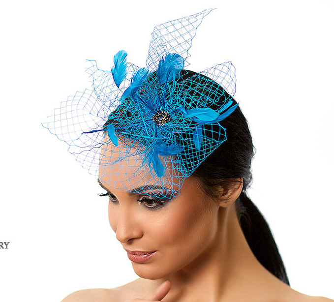 Анна Андриенко, вуалетка, шляпка, Купить шляпку, купить вуалетку, шляпка спб, купить шляпку в Питере, вечерняя вуалетка, вечерняя шляпка, коричневая вуалетка, коричневая шляпка, шляпка с перьями, вуалетка с перьями, шляпка с вуалью, шляпка для скачек, шляпка для праздника, вуалетка для праздника, синяя шляпка, синяя вуалетка, ручная работа, Anna Andrienko, hat, hats, millinery
