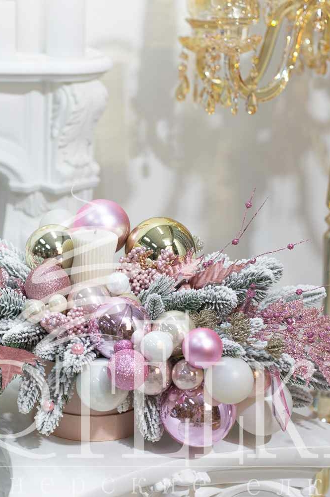 Новогодняя композиция "Принцесса Лебедь"