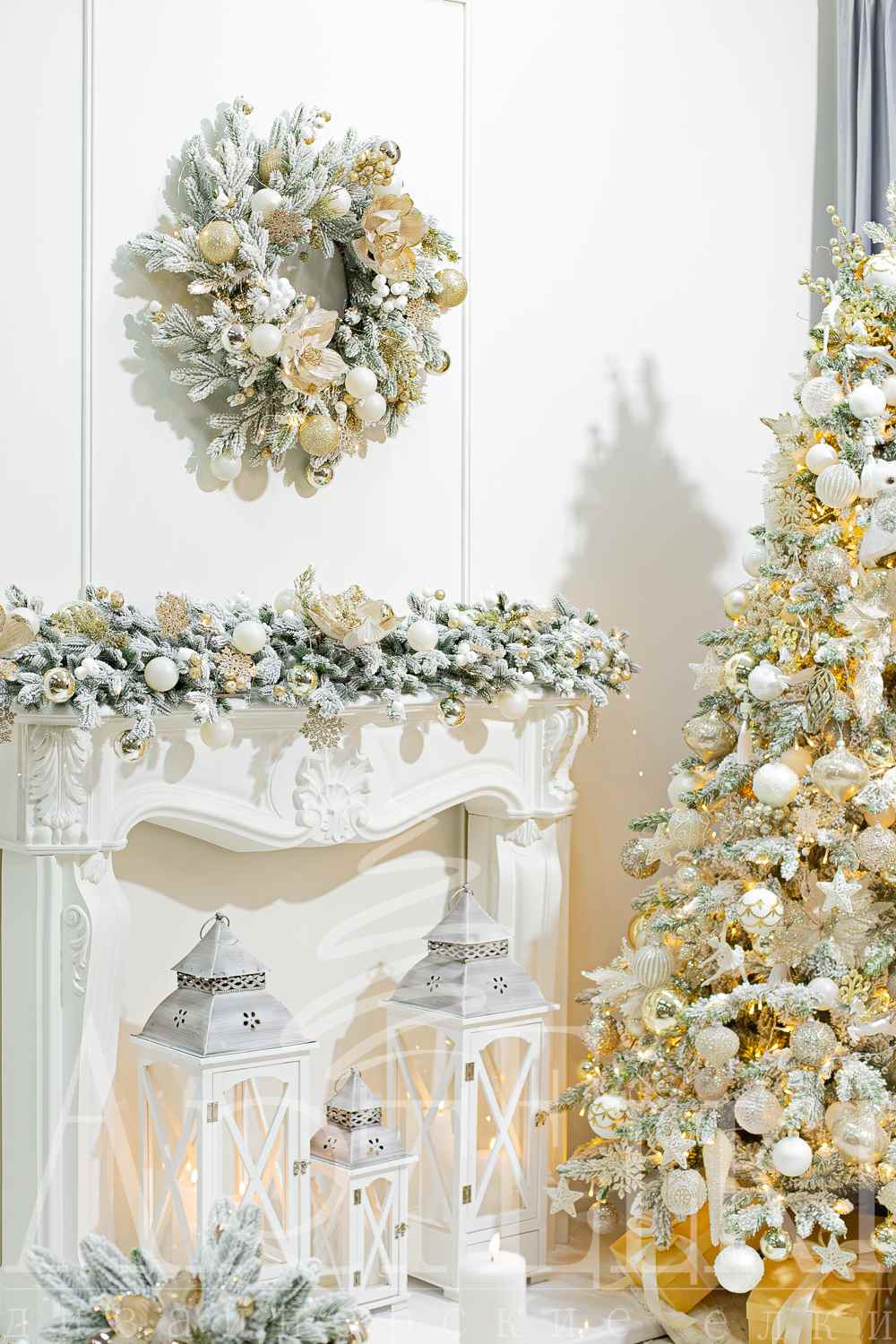 Новогодний декор для дома и офиса, комплект "Вивальди"