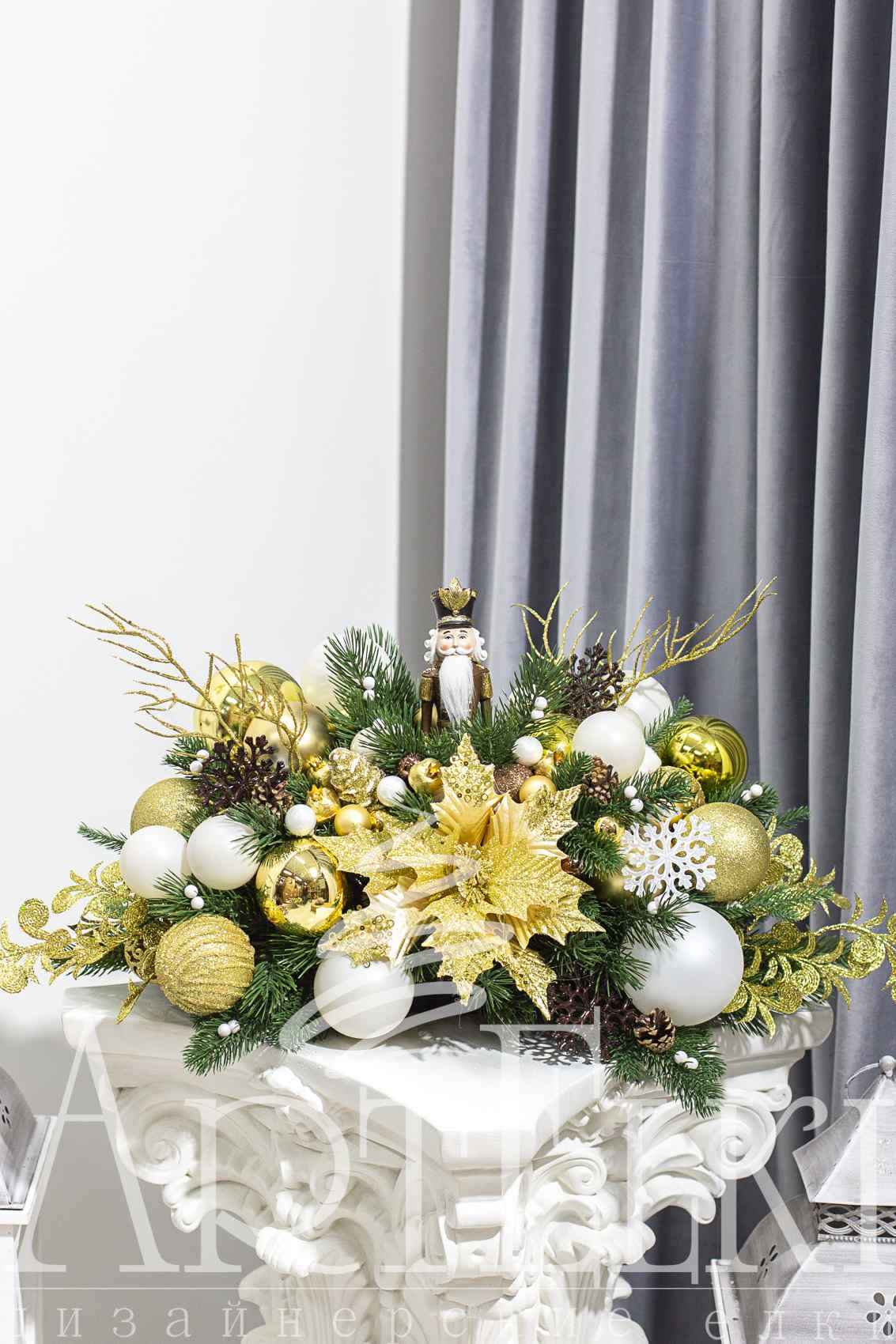 Новогодняя композиция "Классический дуэт"