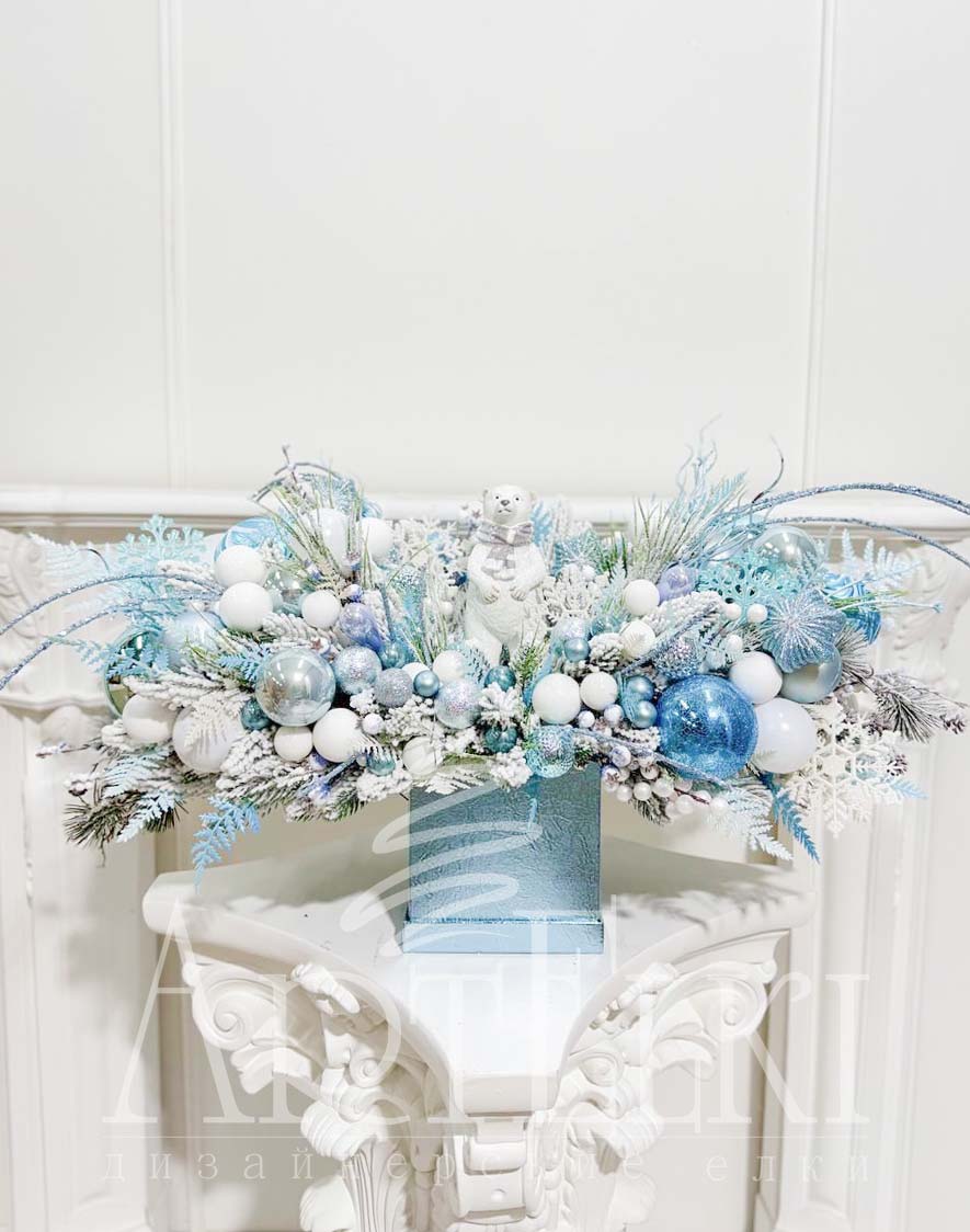 Новогодняя композиция "Мишка на Севере"