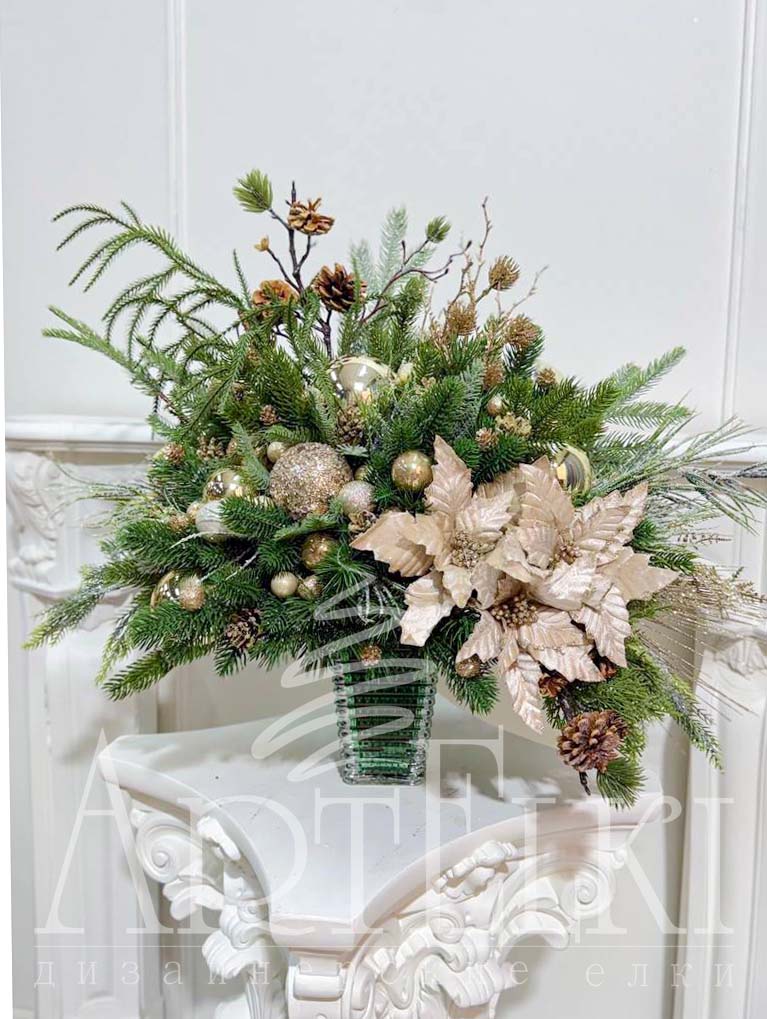 Новогодняя композиция "Альпийский вечер"