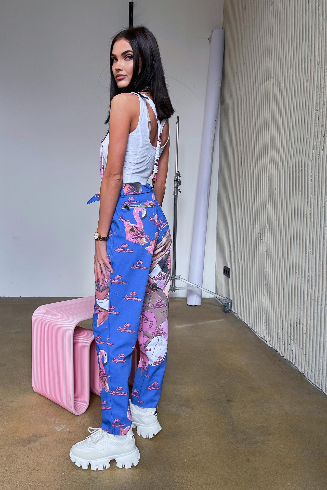 Брюки джинсовые ECSAPISM, синие