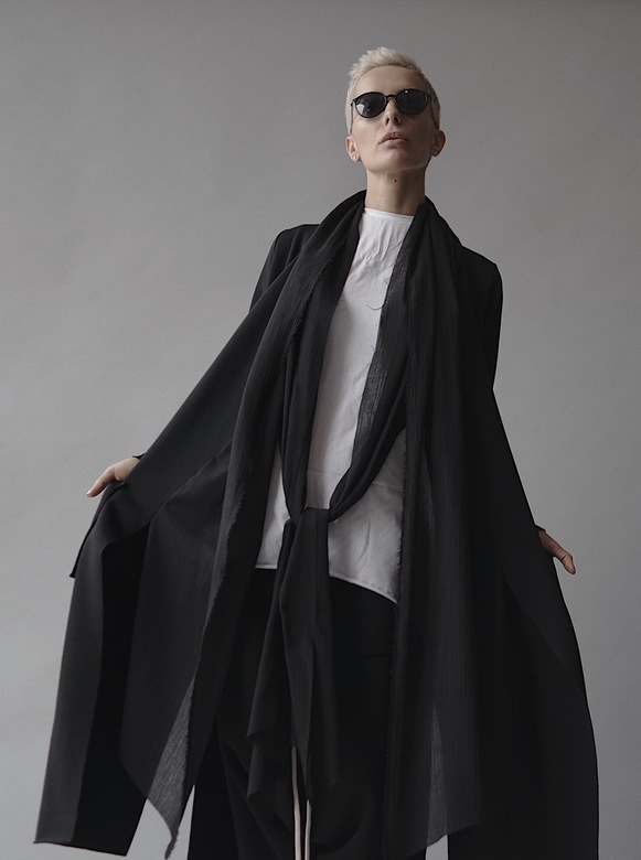 Кардиган с шарфами