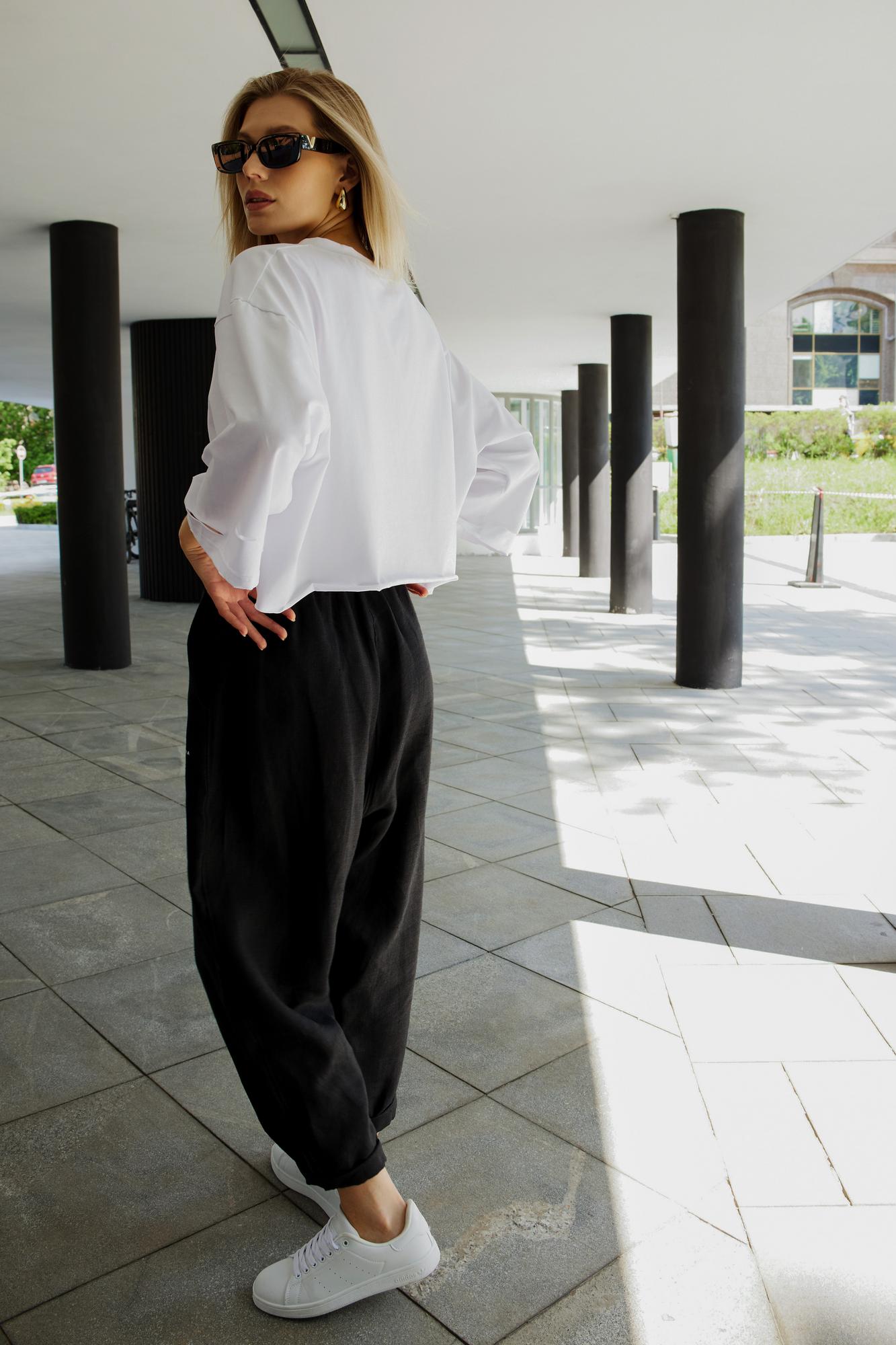 Льняные брюки Balloon