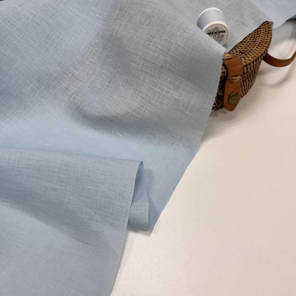 Лен с шелковым финишем. Зимнее небо