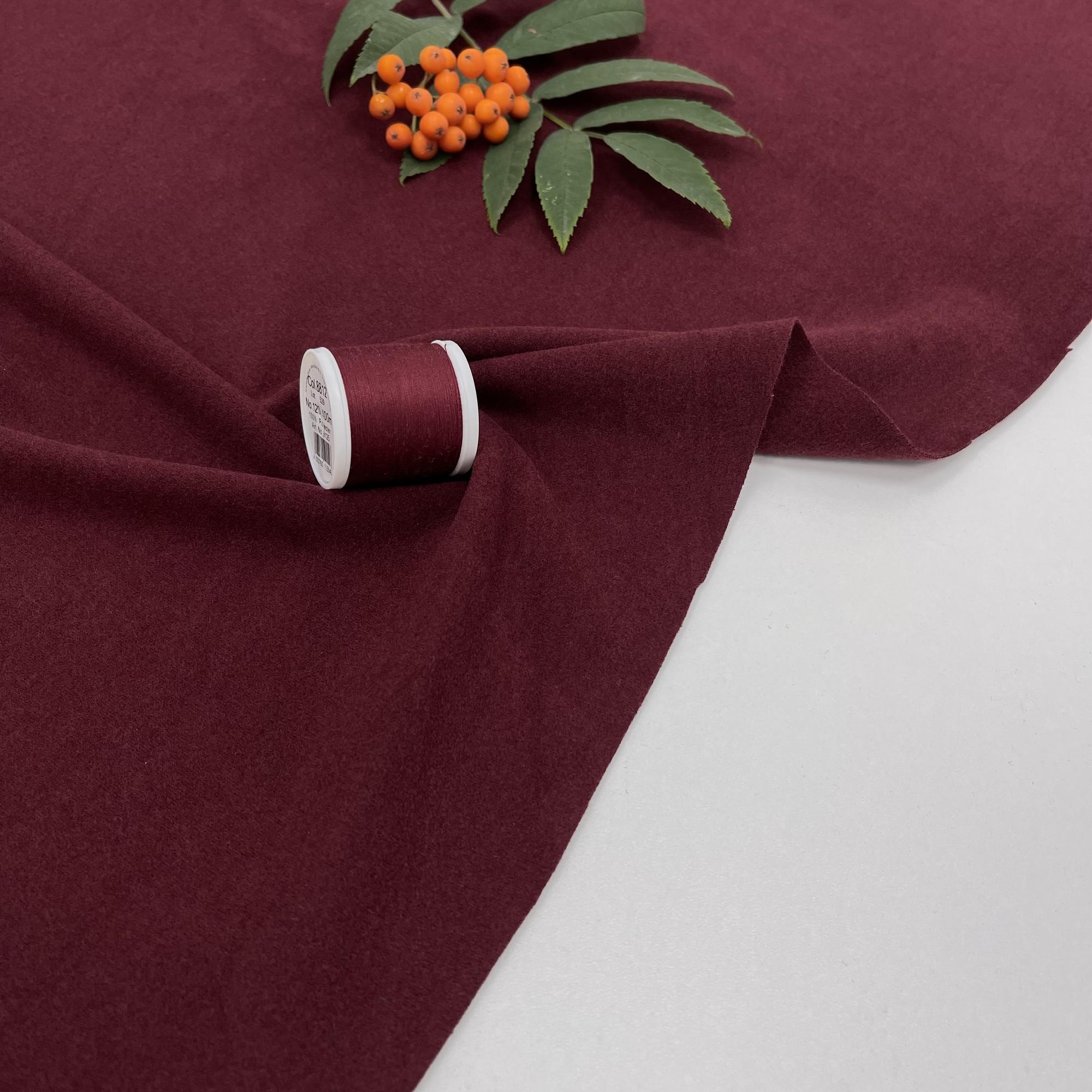 Велюровый двусторонний трикотаж с кашемиром. Потухший вулкан