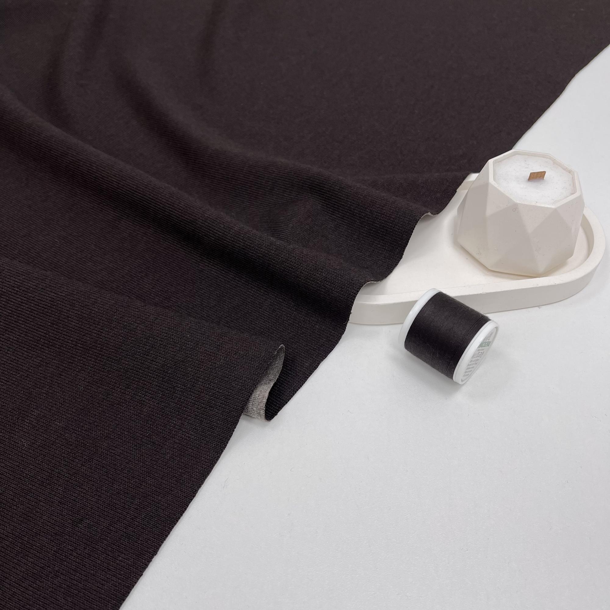 Вязаный дабл трикотаж с шерстью. Чайное дерево