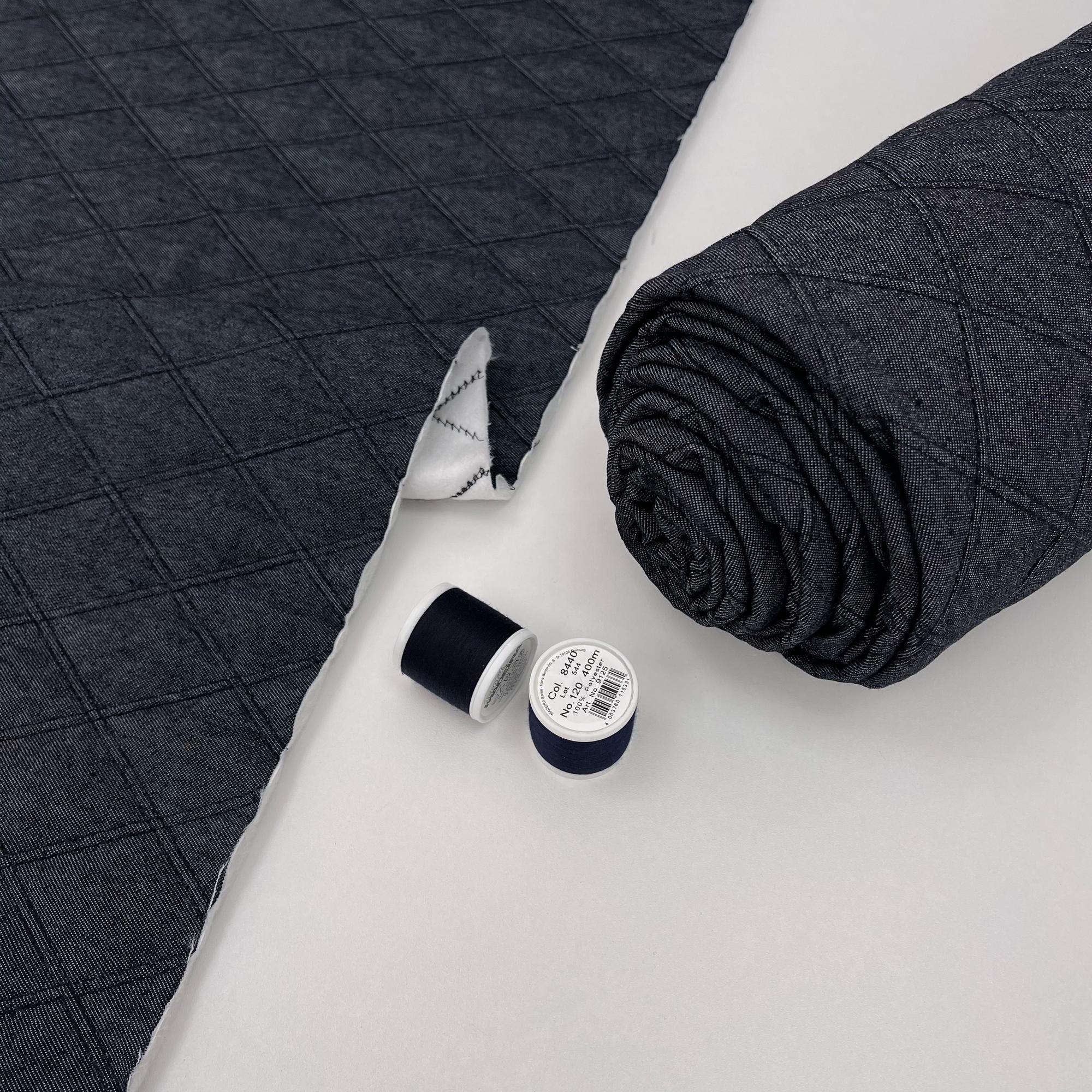 Джинсовая стежка на синтепоне. Студеный воздух