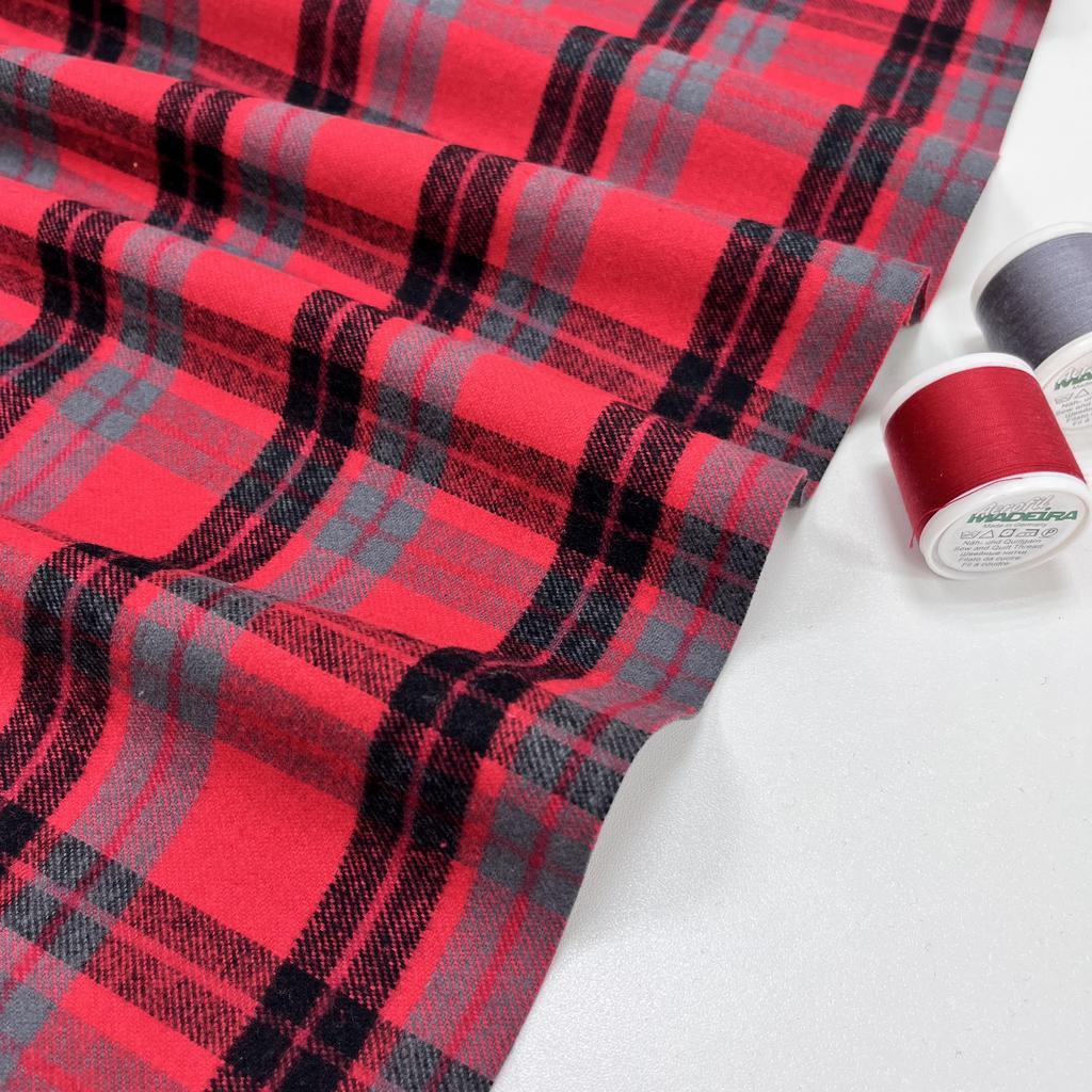 Фланель на жаккардовой основе. Жидкая лава