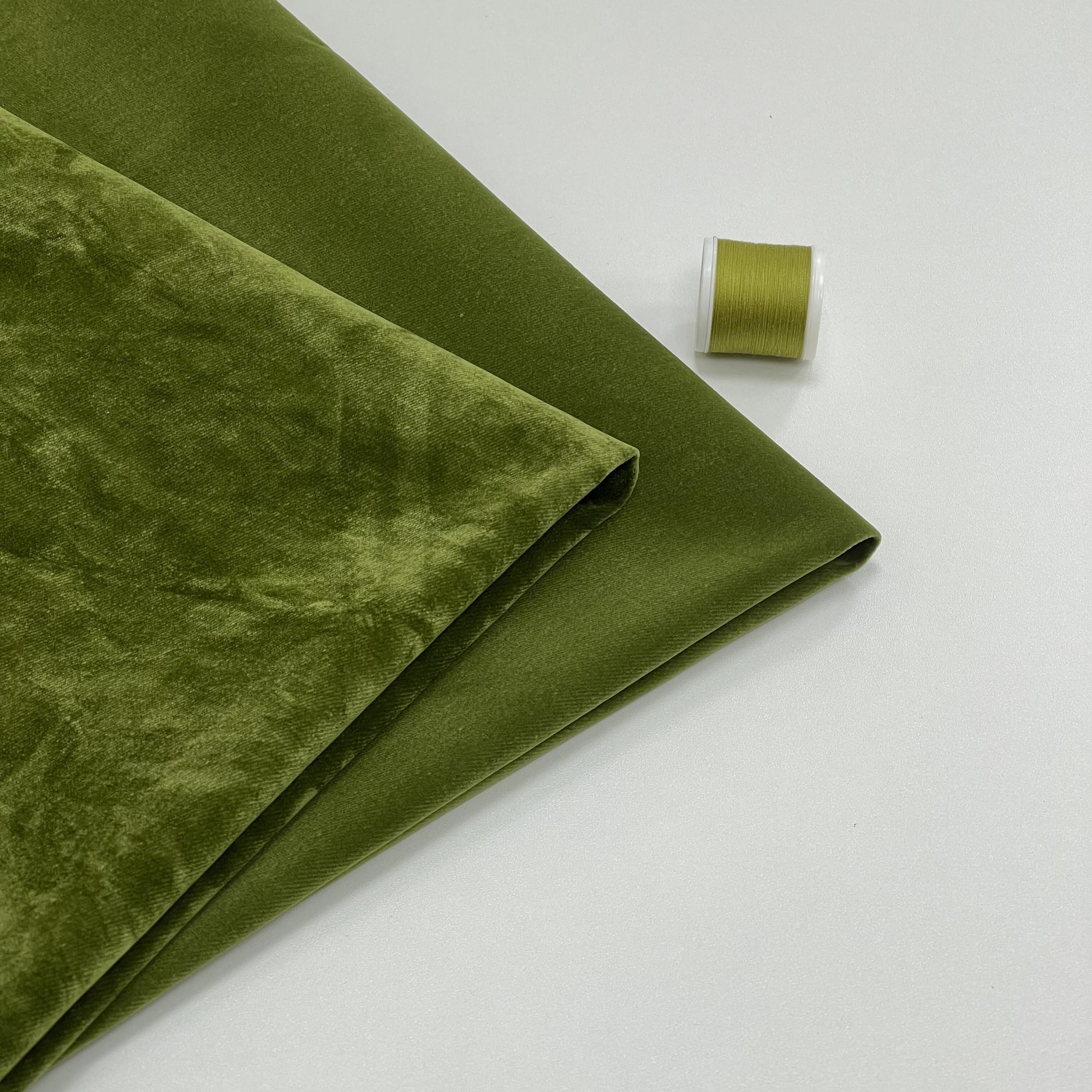 Бархатный мраморный деним. Зеленый шалфей