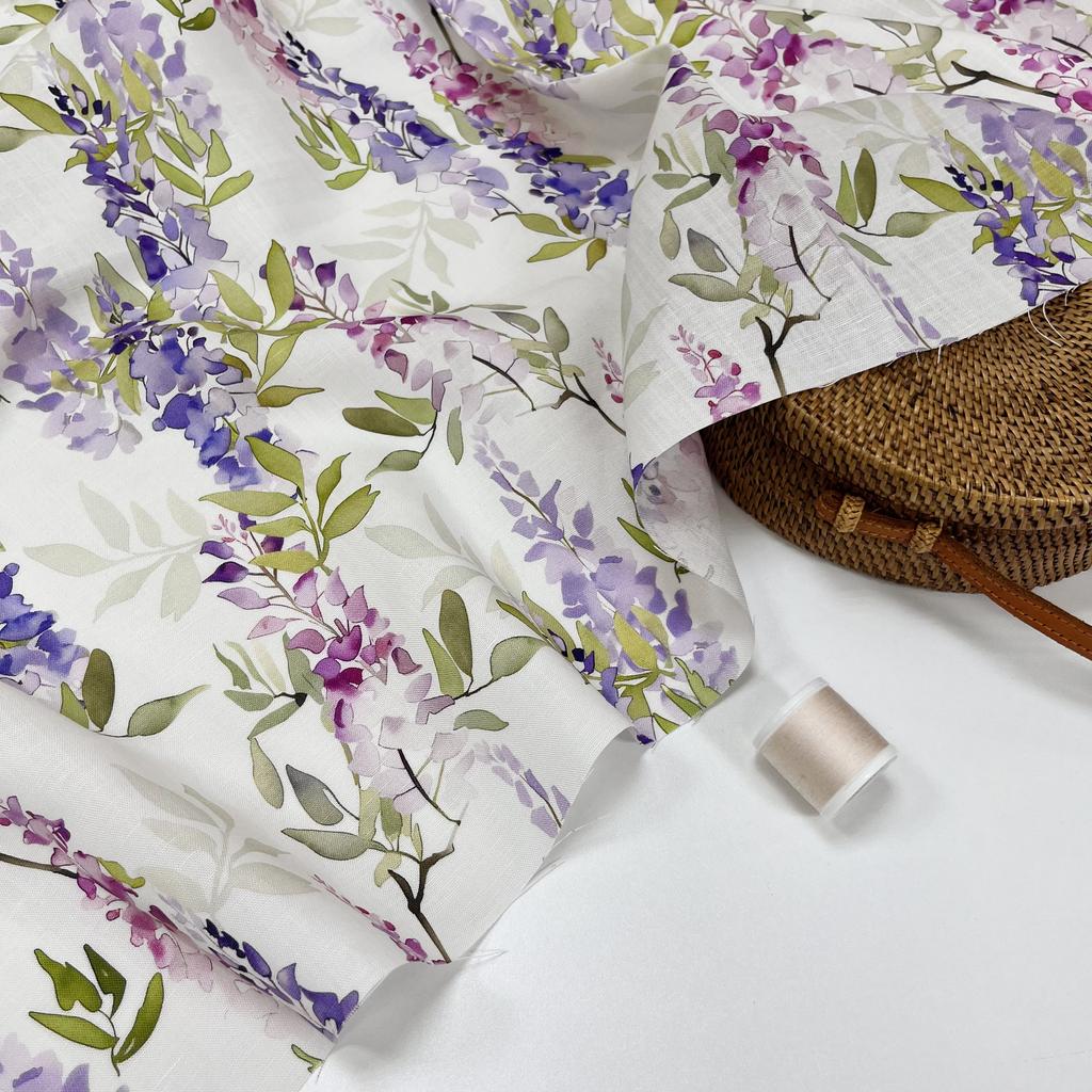 Тенсель лен. Кисти глицинии