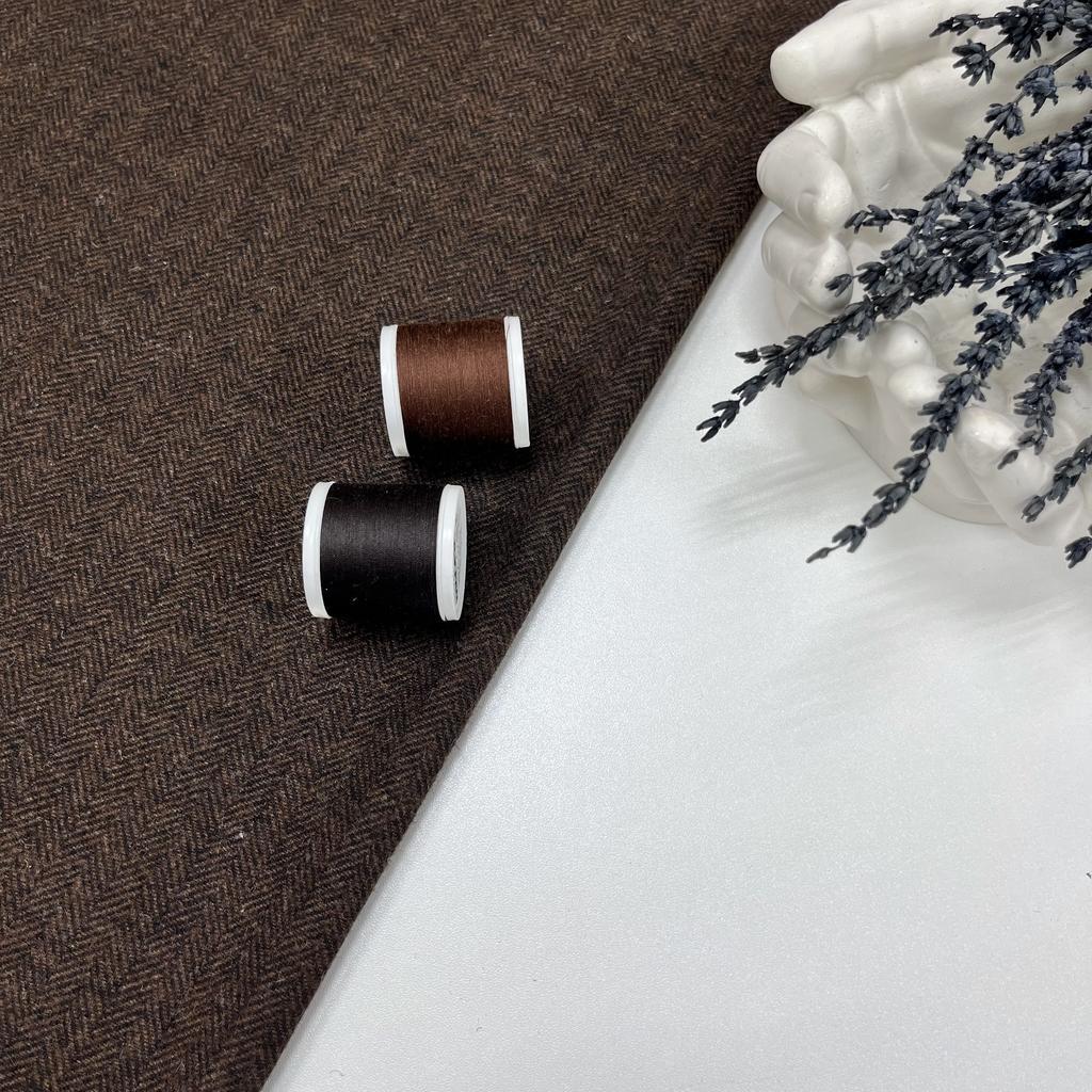 Костюмно - пальтовая шерсть в елочку. Шумный листопад