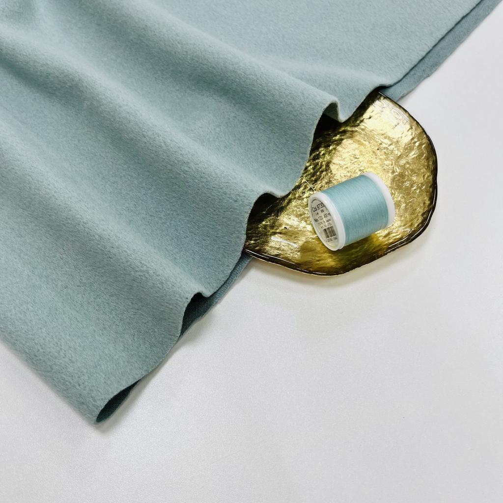 Пальтовая шерсть с кашемиром. Морская вода