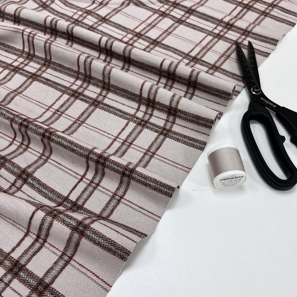 Фланель на жаккардовой основе. Горный склон