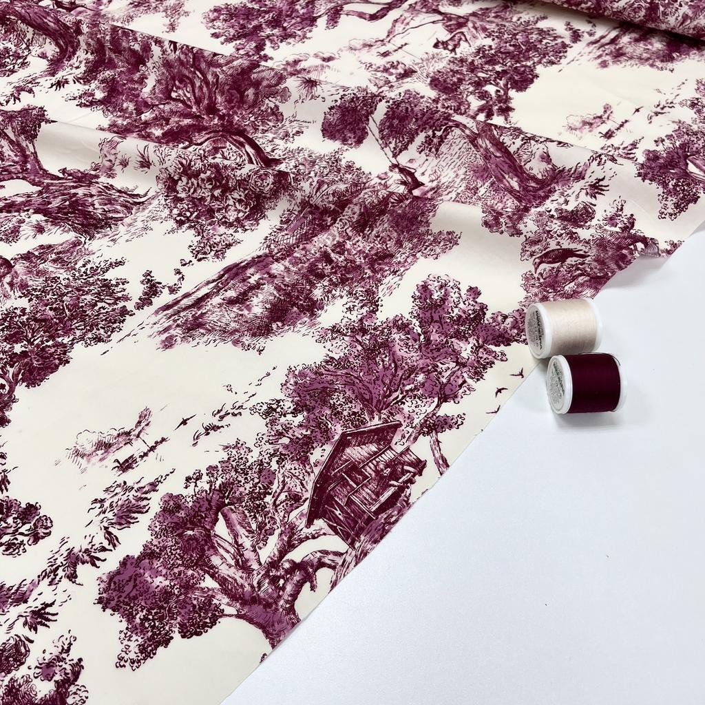 Плательный хлопок. Деревенские вересковые мотивы