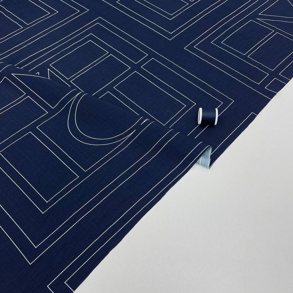 Плательный шелковистый хлопок. Морская лазурь