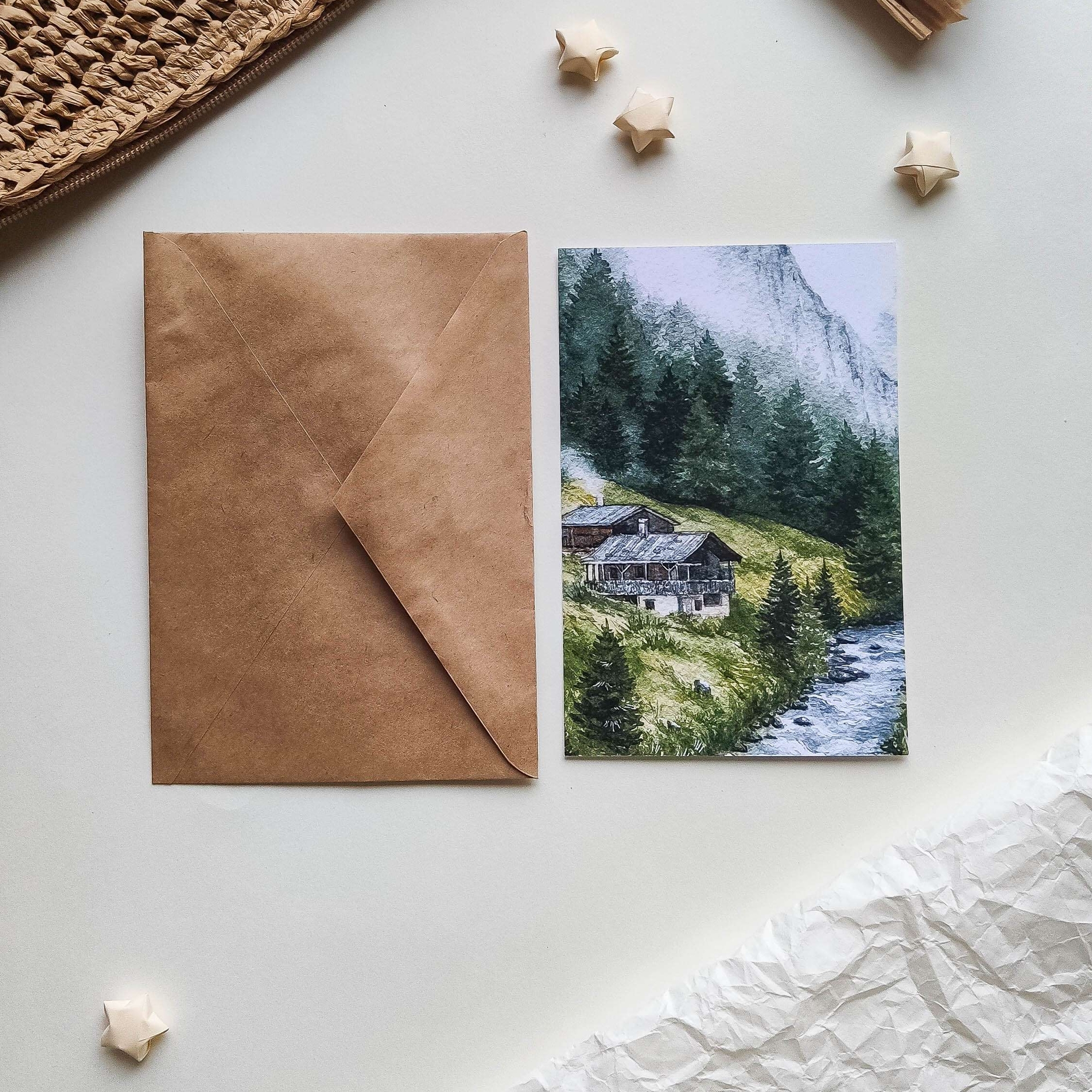 Открытка "Горный приют" | small