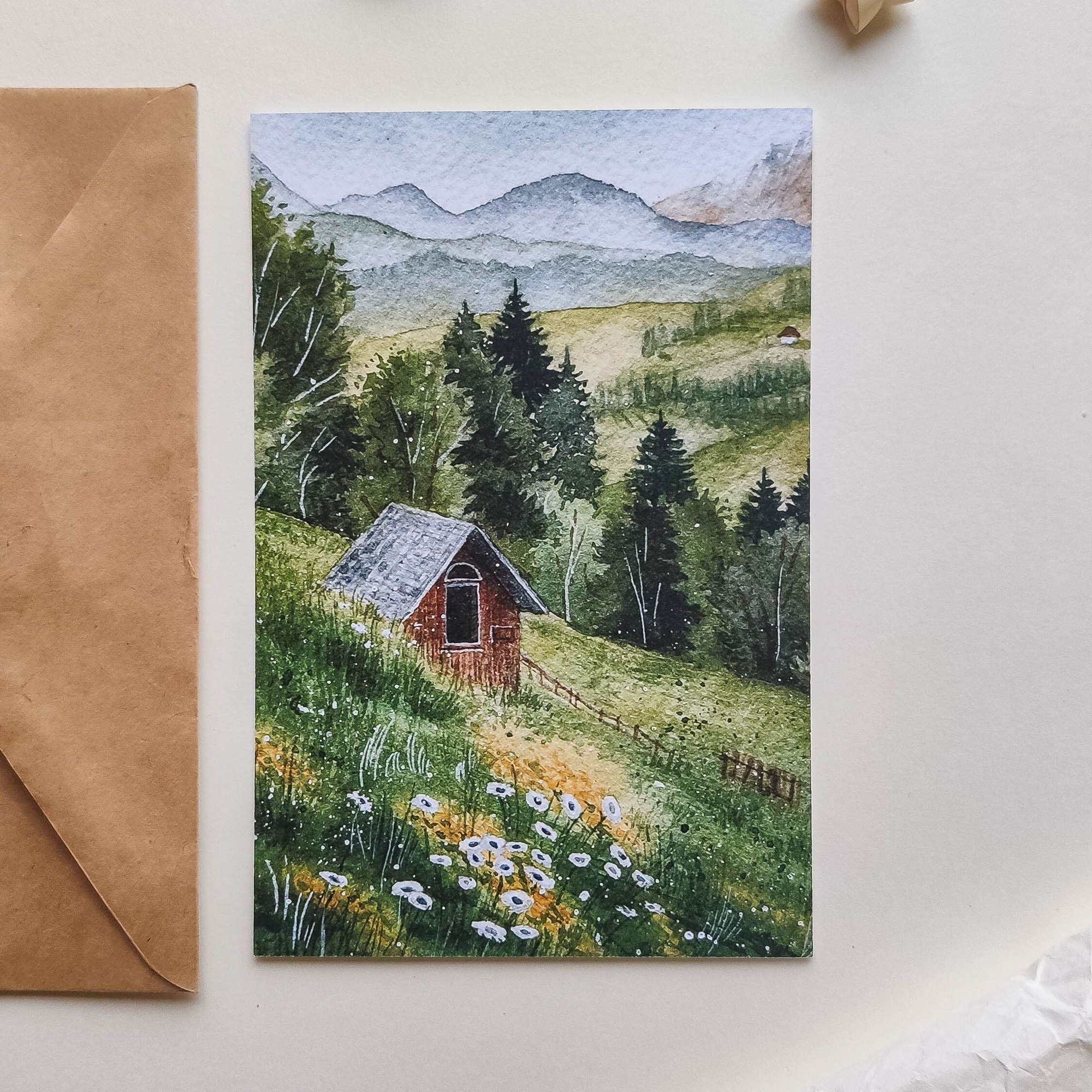 Открытка "Альпийский луг" | small