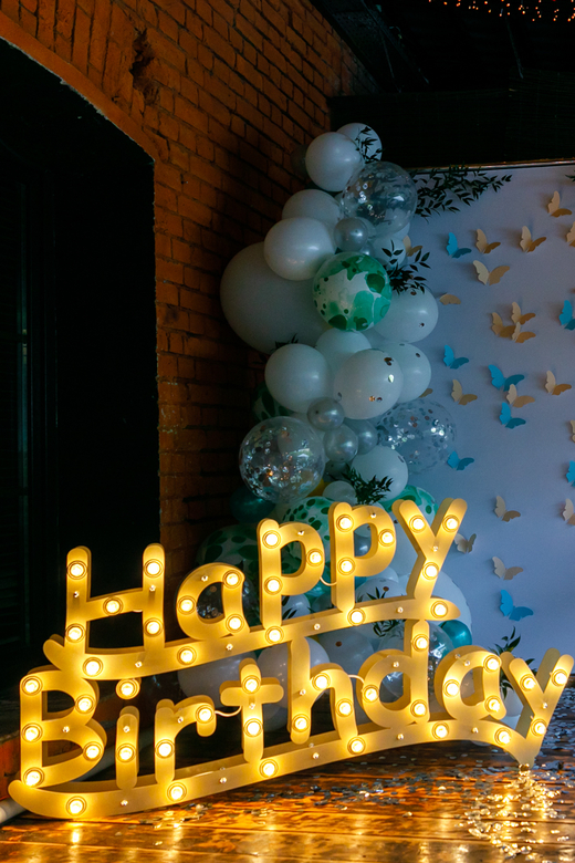 Надпись HAPPY BIRTHDAY