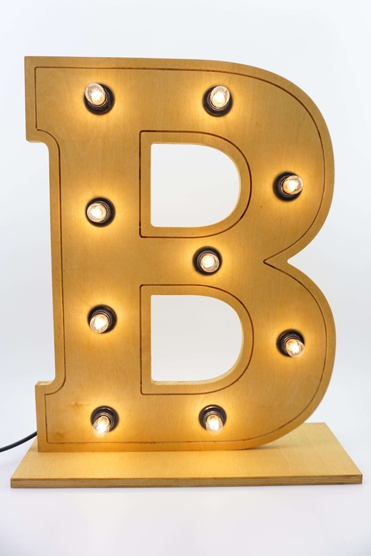 Буква B 60 см