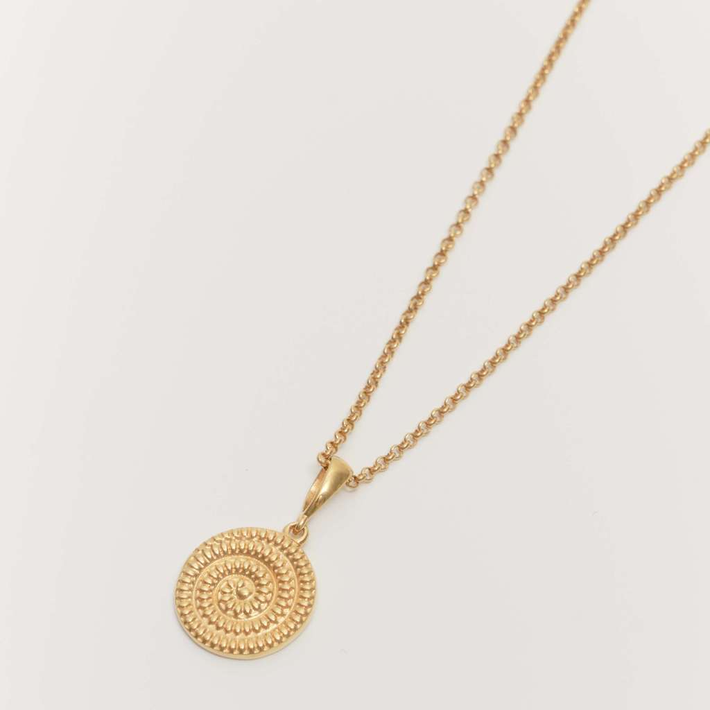 Подвеска-монета ENNA с позолотой