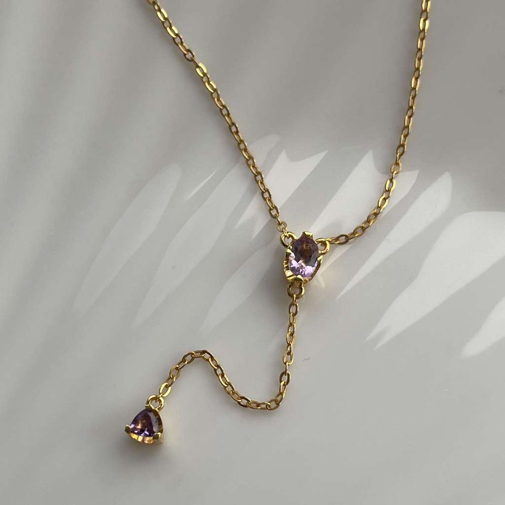 PREMIUM COLLECTION: Сотуар ARQUA с аметистом в огранке