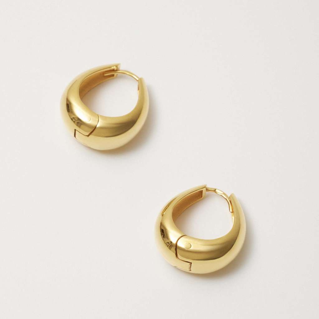 Серьги-груши CASSINO с позолотой