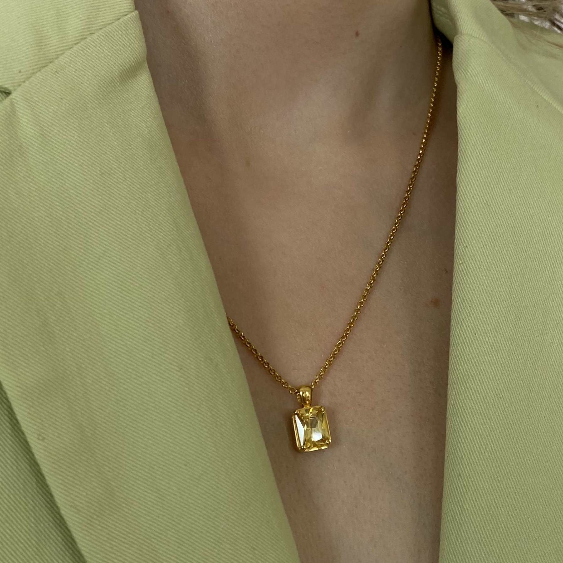 PREMIUM COLLECTION: Подвеска ORTONA с солнечным фианитом