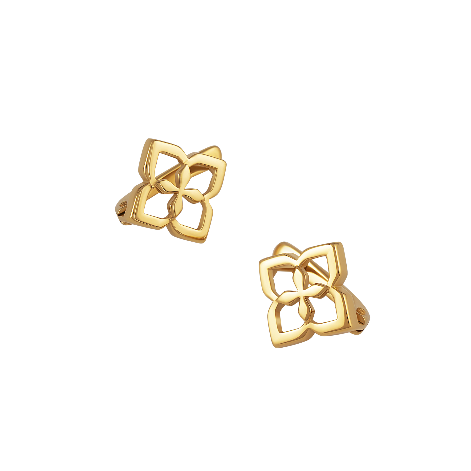 Серьги VIOLETTA с позолотой