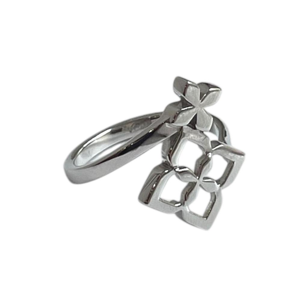 Кольцо VIOLETTA с родиевым покрытием