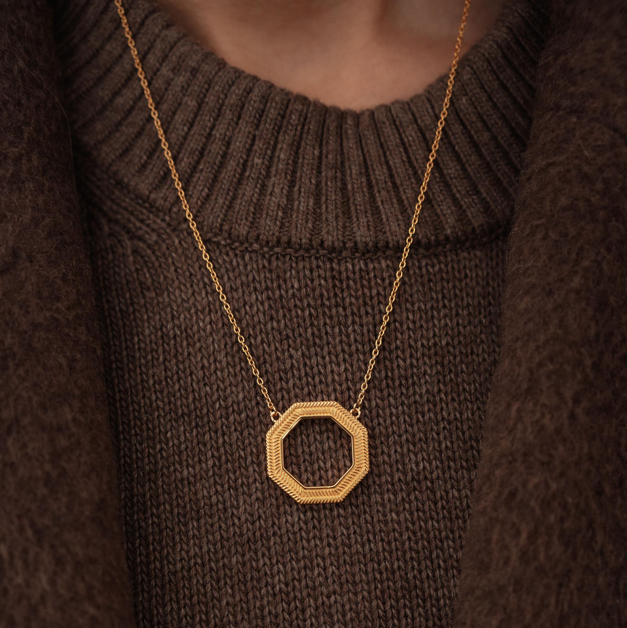 Подвеска PESCARA с позолотой