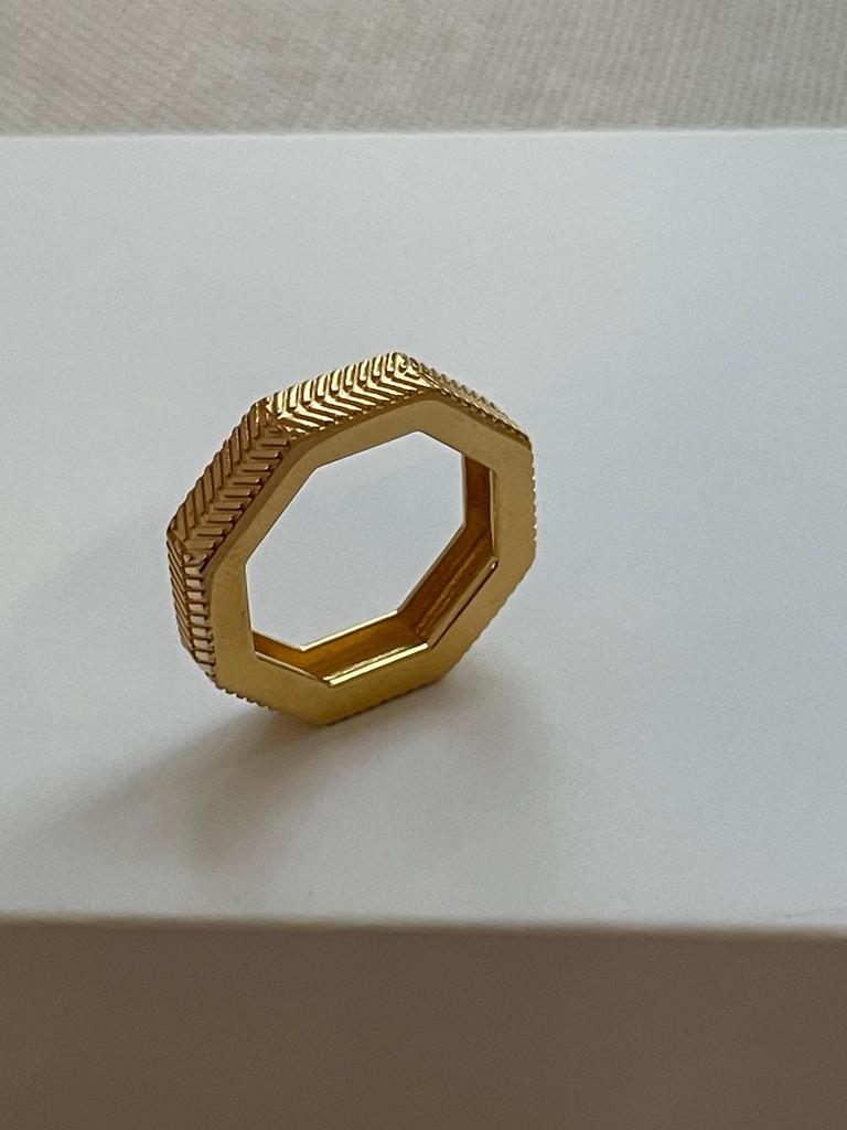 Кольцо PESCARA с позолотой