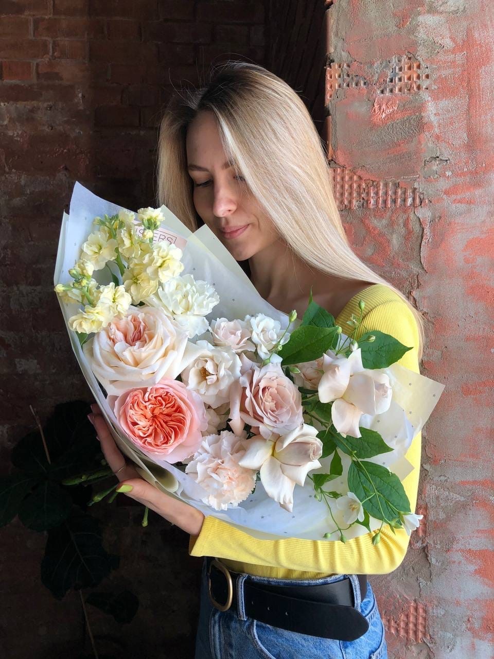 Авторский букет "Нежный свет"