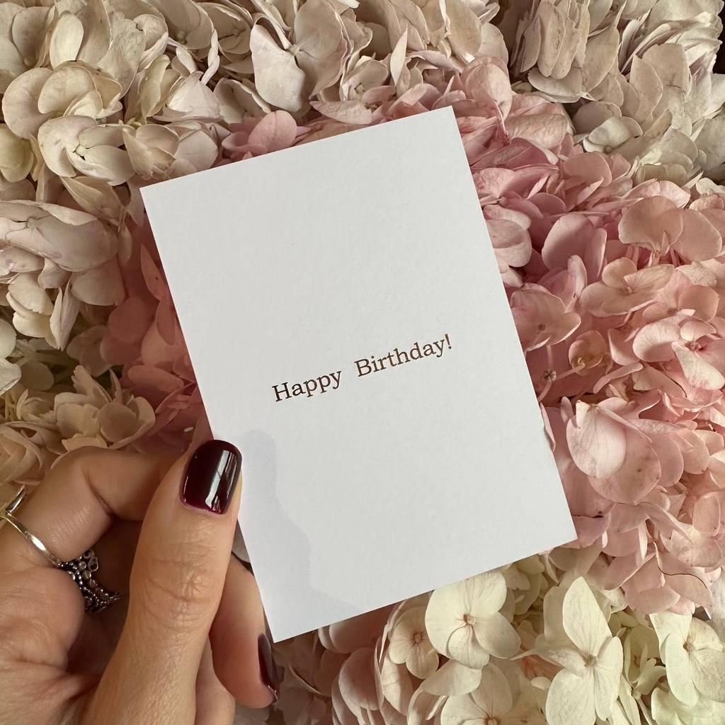 Открытка "Happy Birthday"