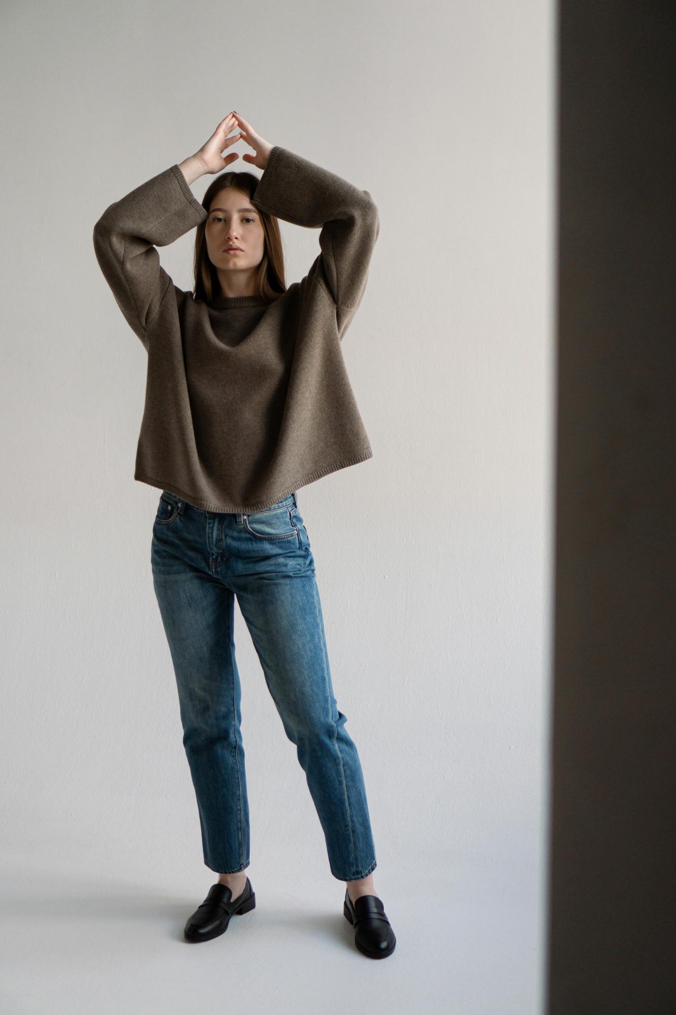 Джинсы CROPPED