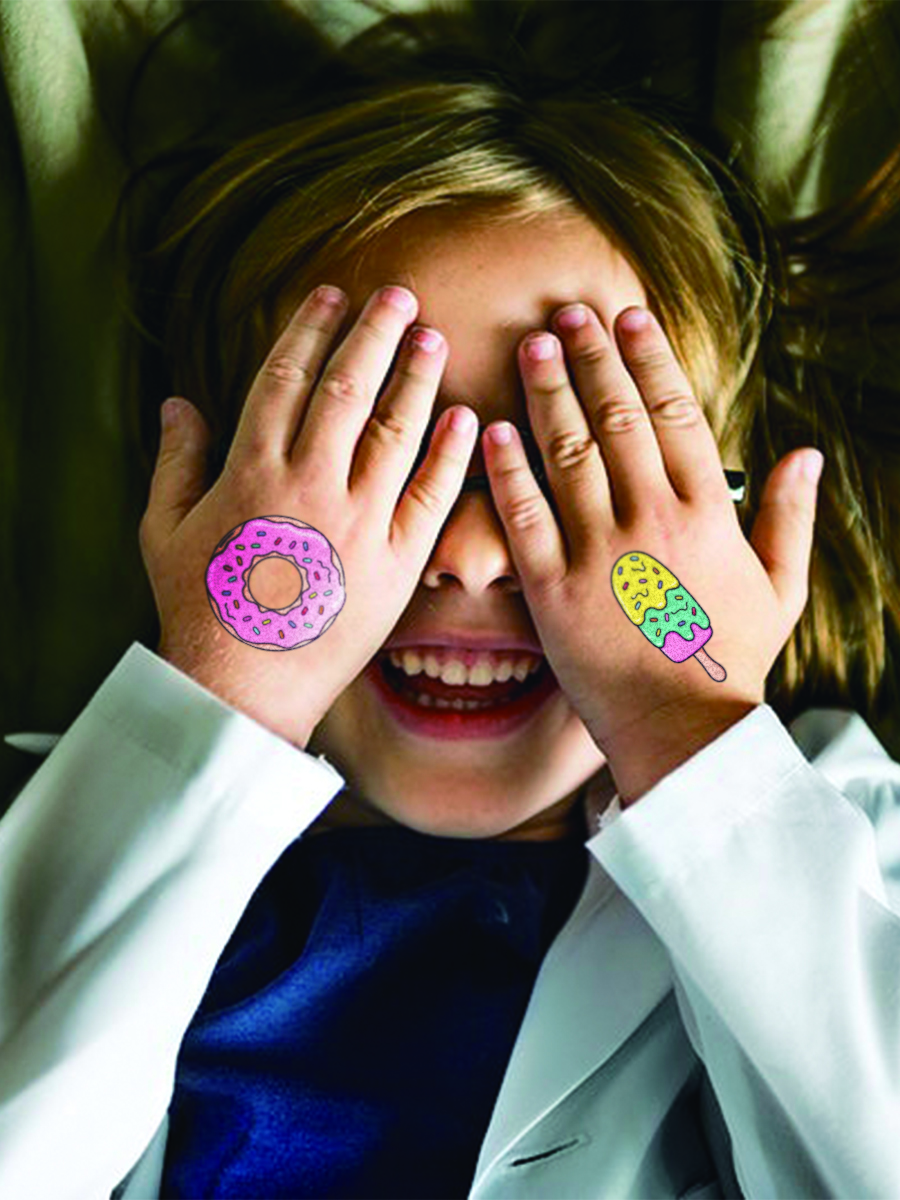 Набор временных татуировок